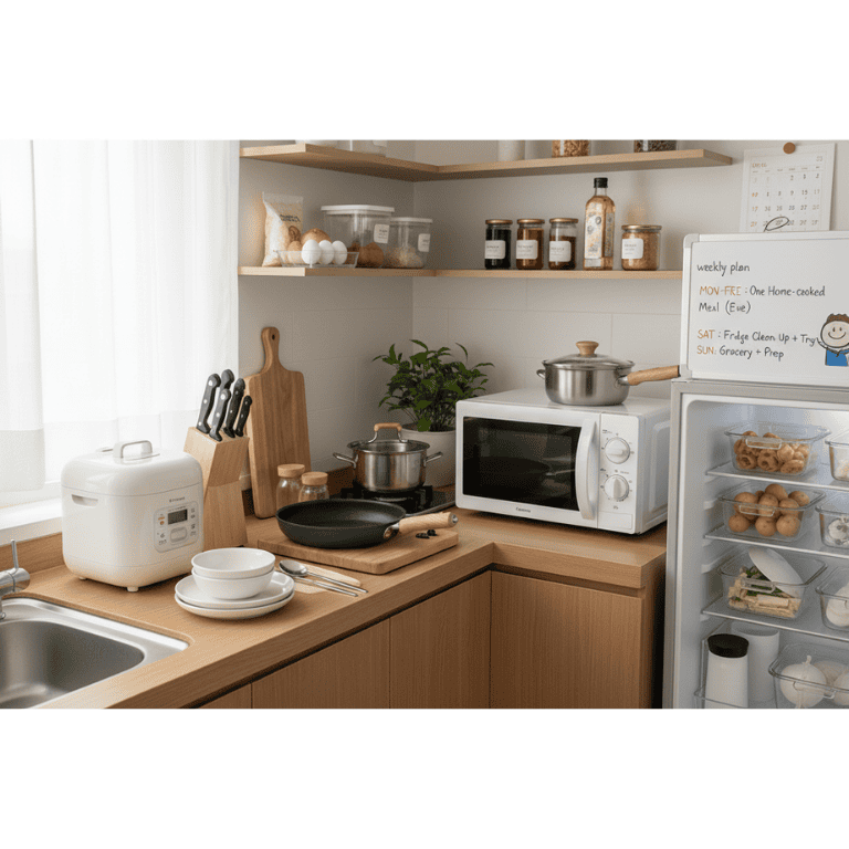 비혼 1인 가구 주방·식생활 기본 구성법 (초보 편)