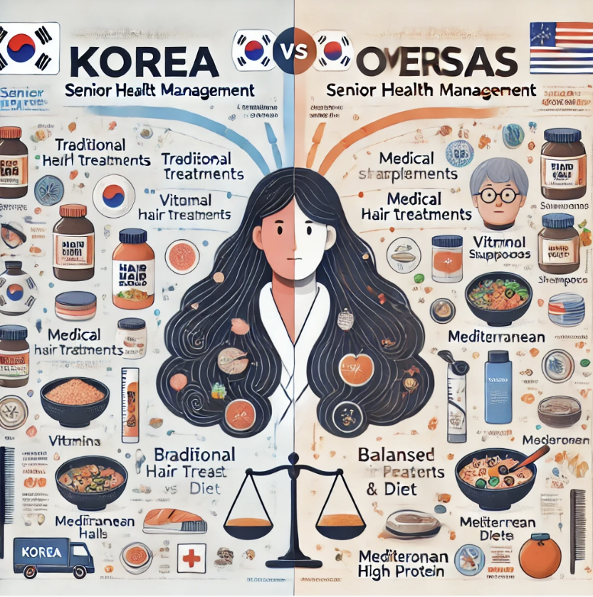 한국 vs 해외 시니어 건강관리법
