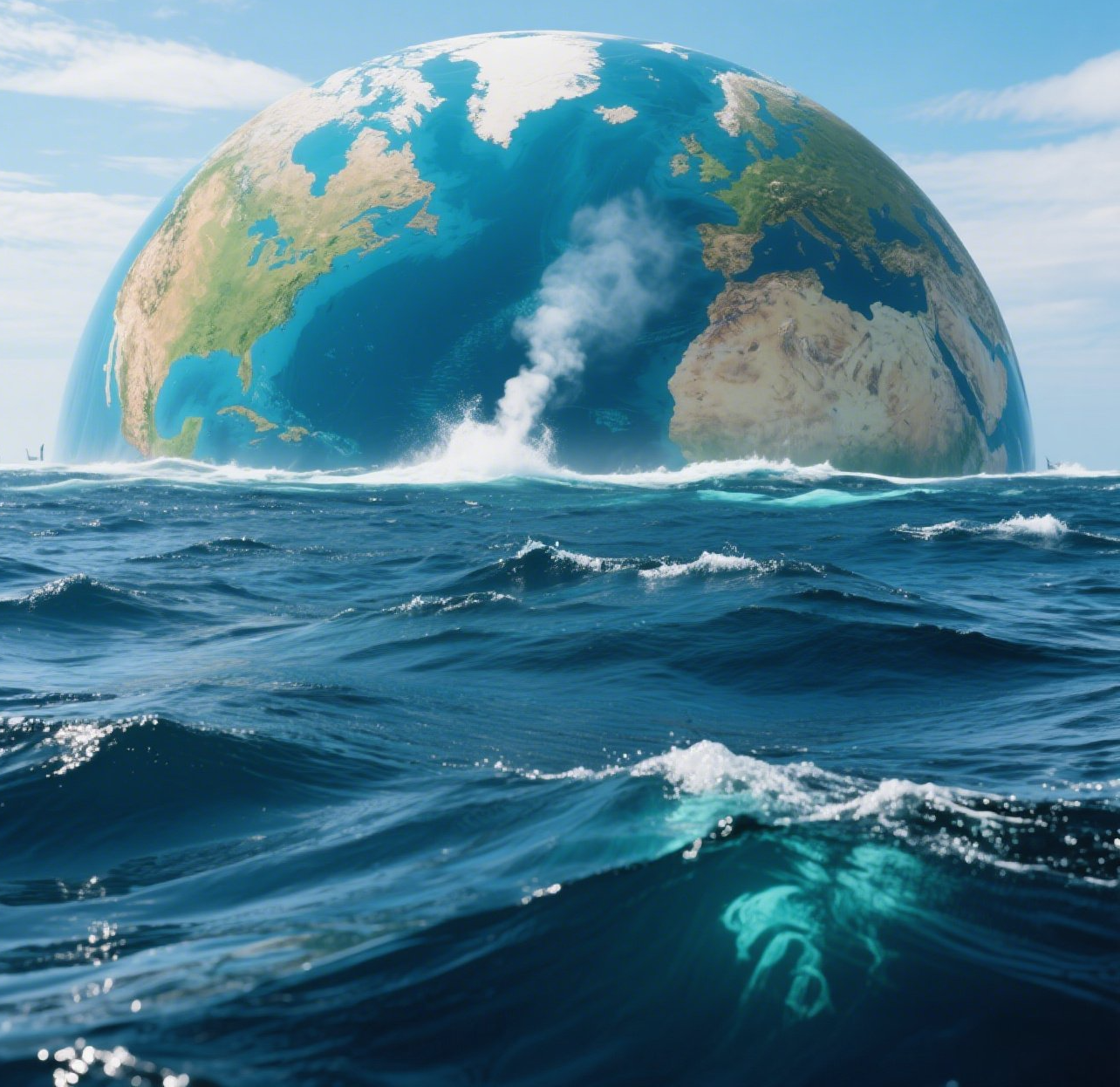 지구의 해양은 지난 수 세기 동안 인류가 대기 중으로 배출한 이산화탄소의 약 30%, 그리고 지구 온난화로 인해 발생한 과잉 열에너지의 90% 이상을 묵묵히 흡수