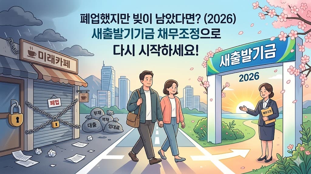 폐업했는데 빚이 남았다면 새출발기금 채무조정 부실차주 부실우려차주 2026