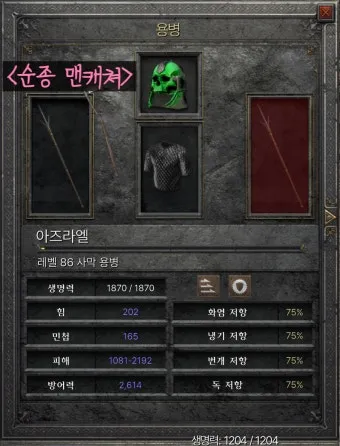 디아2 순종 룬워드레저렉션 제작법 성능 비교_6