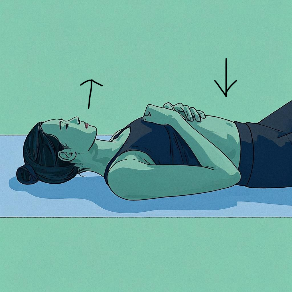 복부진공운동 50대뱃살