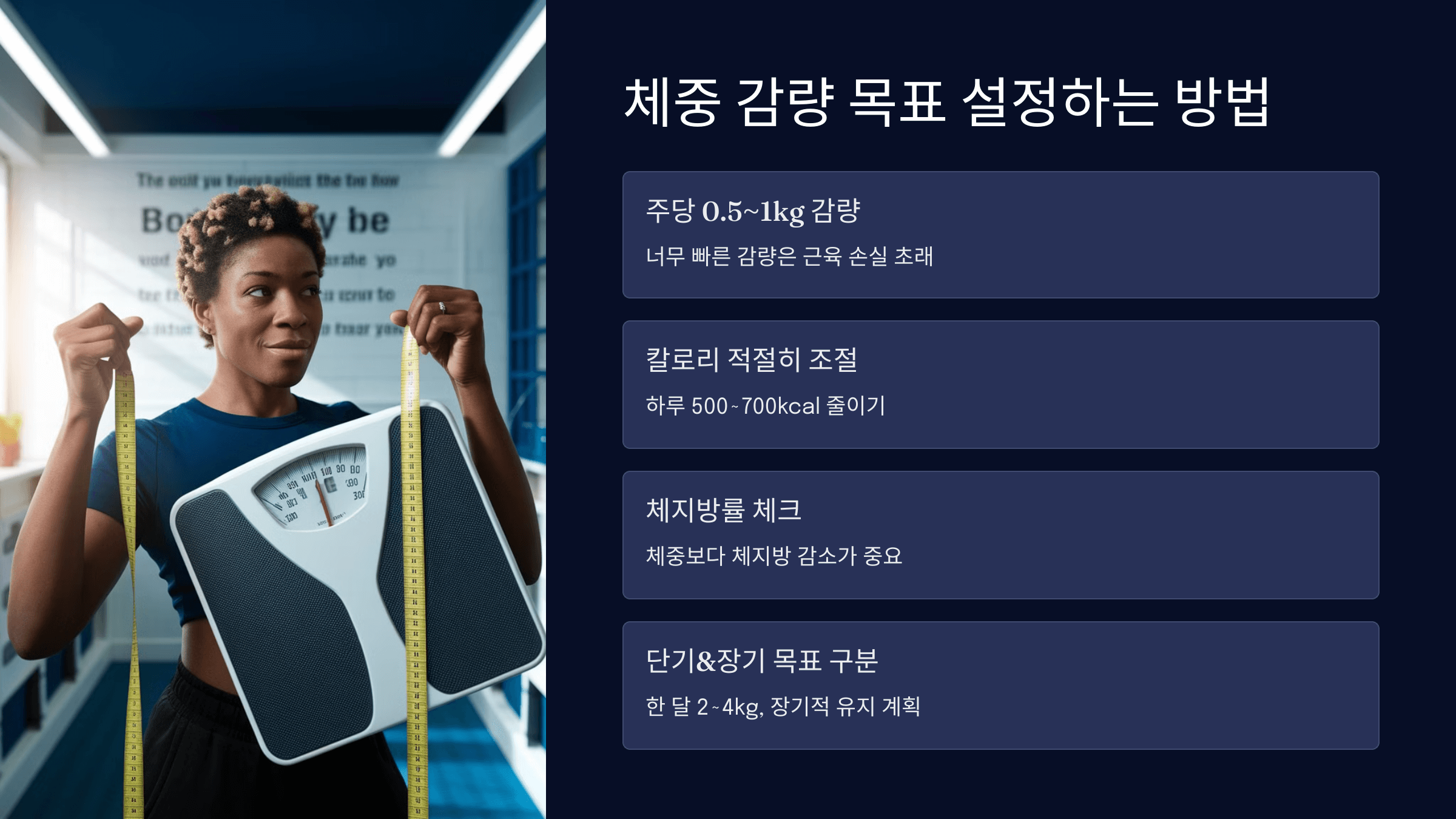 목표 설정