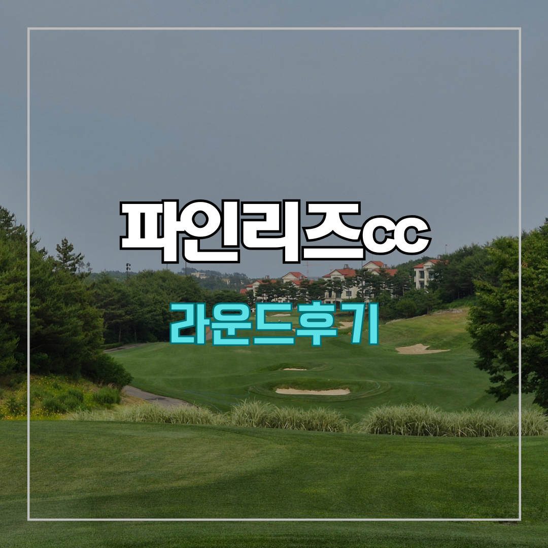 파인리즈cc 라운드 후기