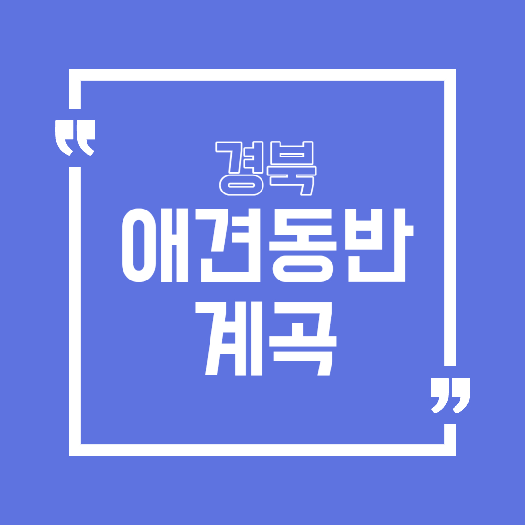 경북 애견동반 계곡