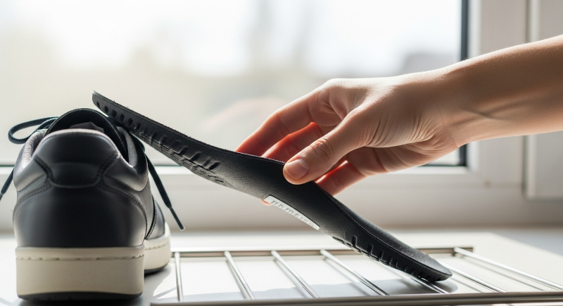 깔창 자주 빼서 말리기