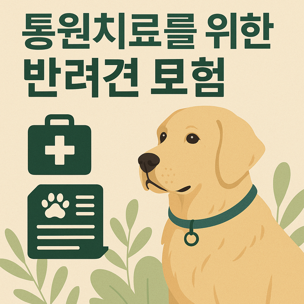통원치료 가능한 반려견 보험