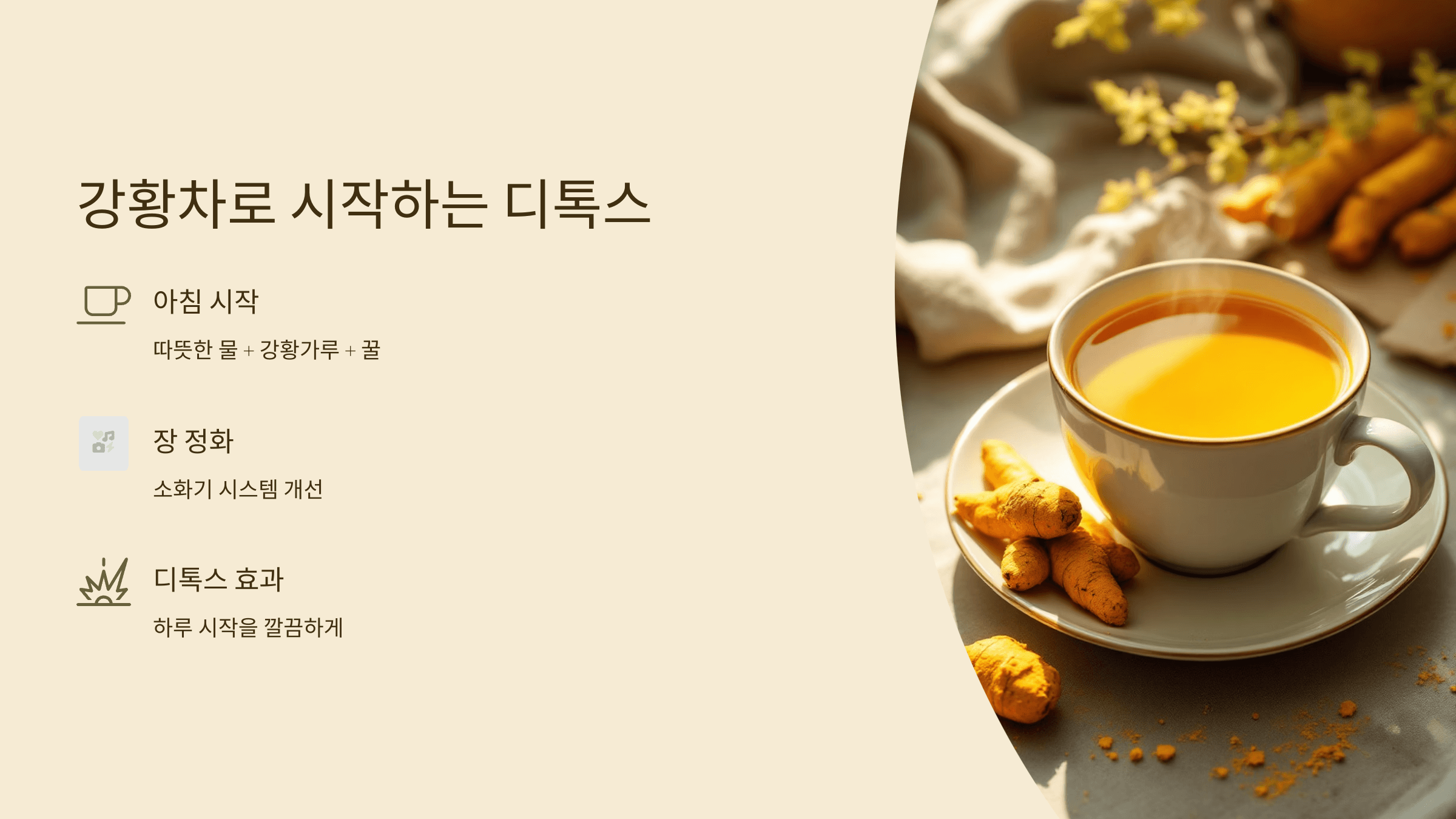 강황가루 사진입니다.