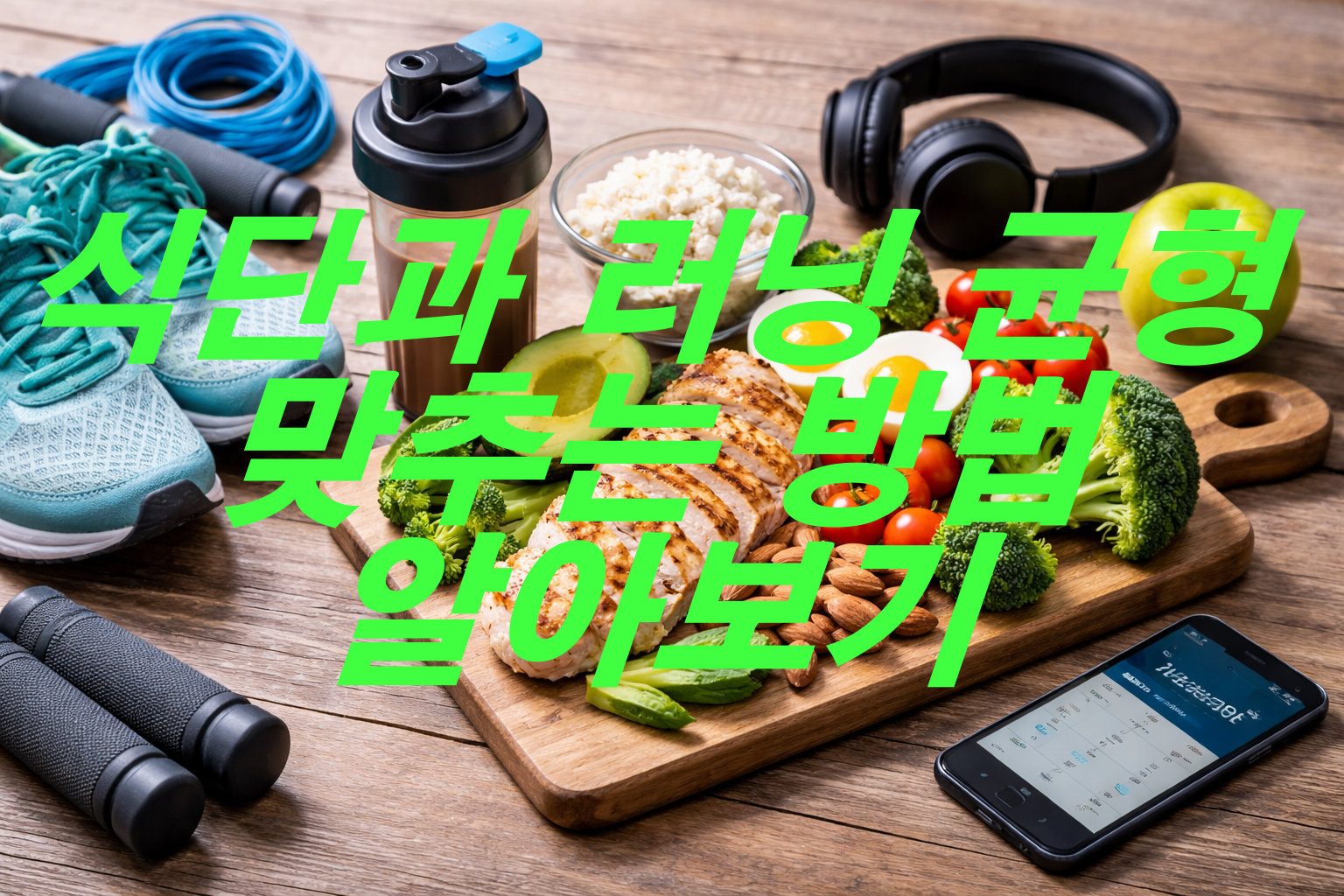 식단과 러닝 균형 맞추는 방법 알아보기