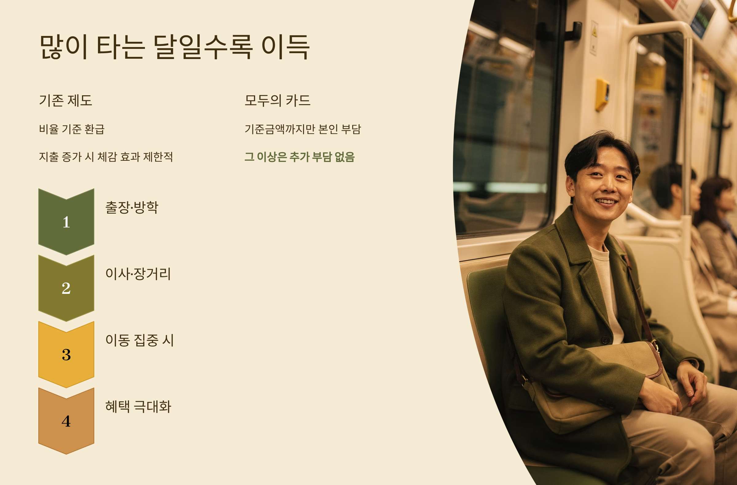 모두의 카드는 왜 많이 탈수록 이득인가