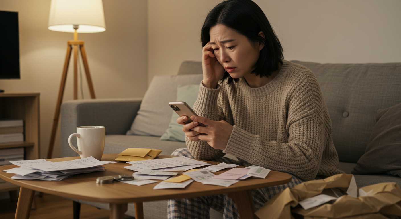 개인회생, 통장압류, 연체이자