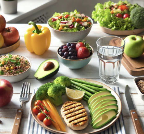 비만 예방과 관련된 사진