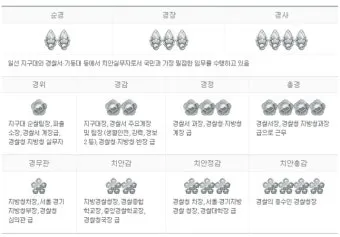 경찰 계급체계와 해양경찰 직급체계에 대한 안내_6