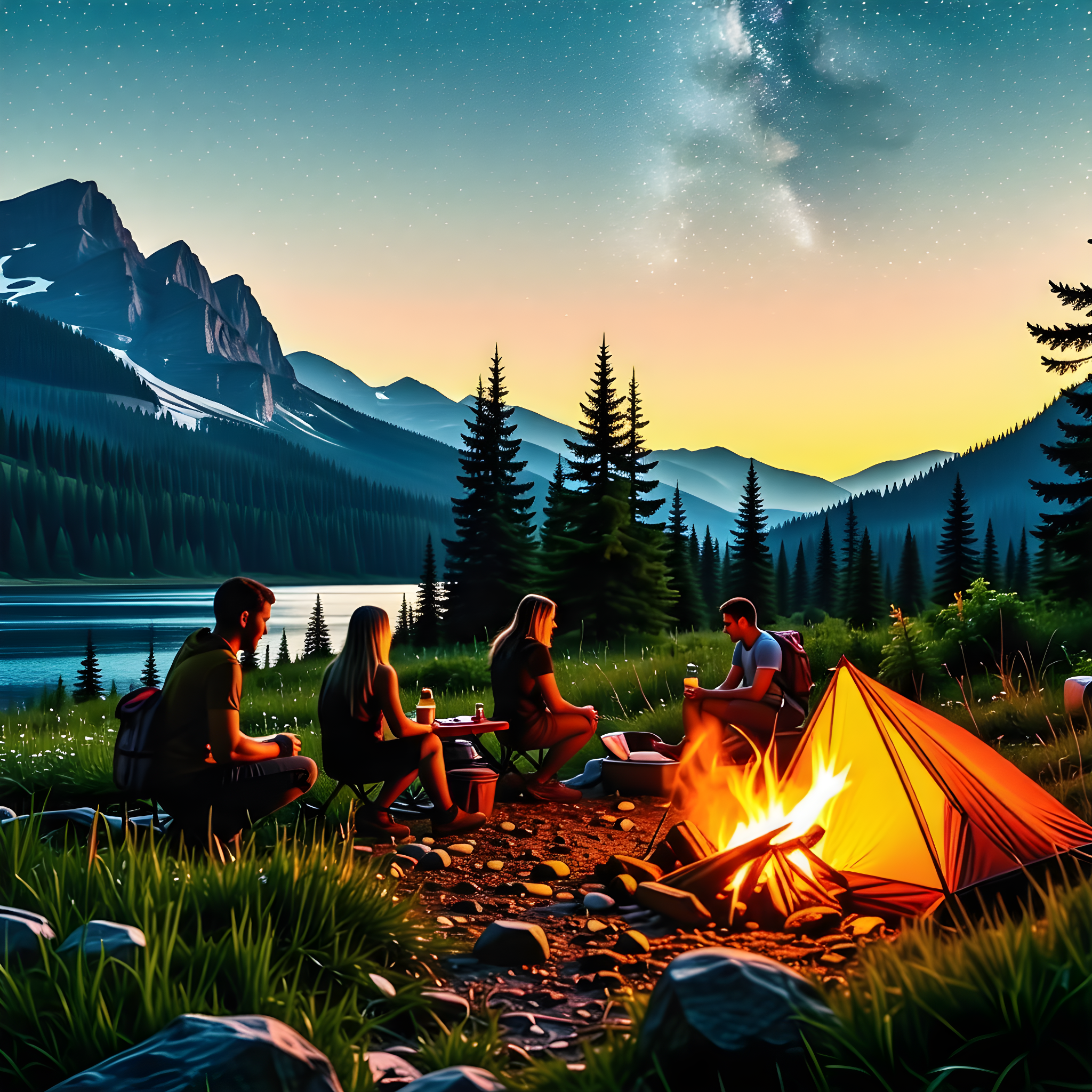 여름 캠핑 음식 및 준비물