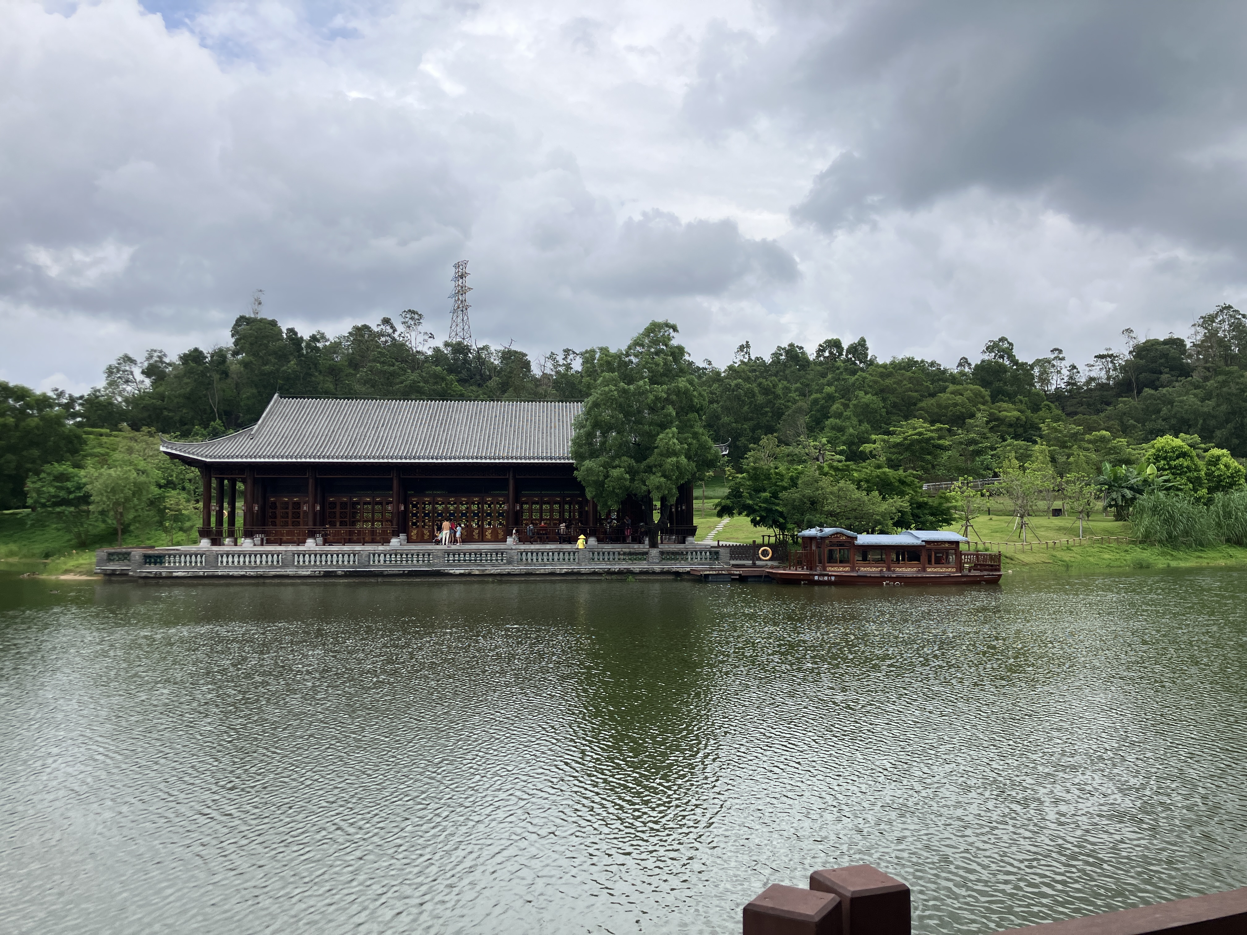 주하이공원 샹산 호수풍경