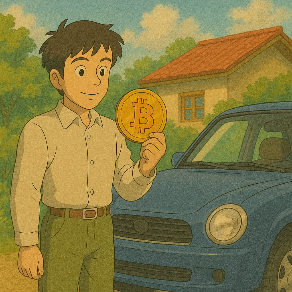 비트코인으로 자동차를 산 첫 번째 사례 사진