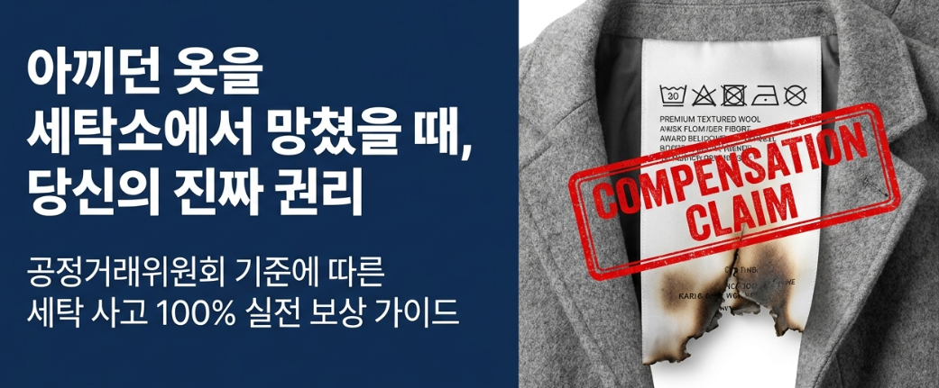 세탁소 옷 분실·훼손 분쟁 해결 가이드: 사장님 핑계 꺾는 4단계 실전 대처 매뉴얼