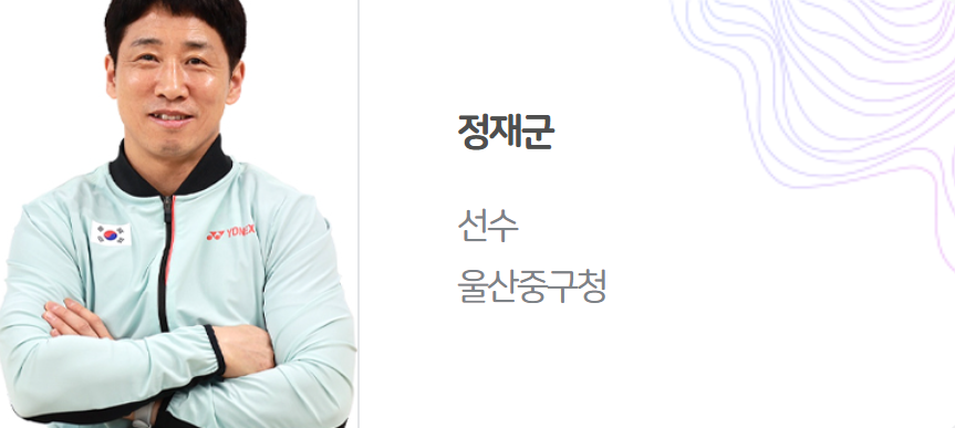 2024 파리 패럴림픽 대회 장애인 배드민턴 한국 선수단 명단 (최정만 유수영 정재군 김정준 신경환 권현아 정겨울)