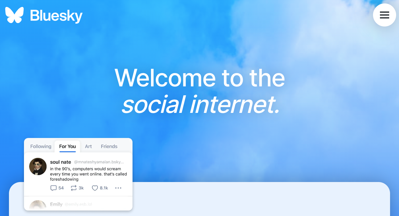 블루스카이 bluesky