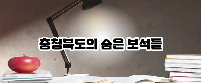 충청북도 가볼만한곳 베스트10 여행지 총정리