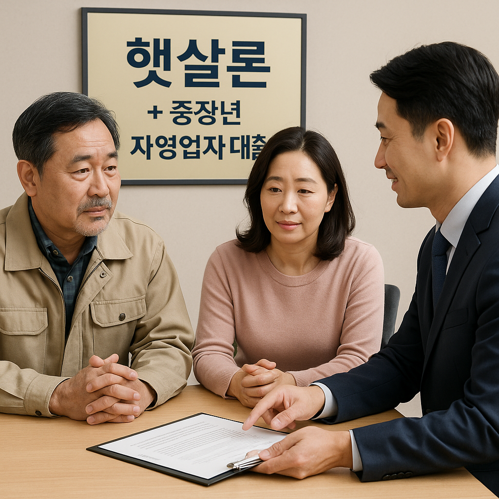 햇살론과 중장년 자영업자 대출, 꼭 알아야 할 정부 지원 금융 혜택 총정리