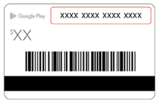 구글 기프트 카드 모양