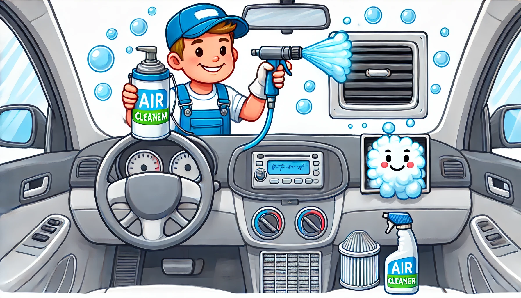 차량 공조기 청소 방법 냄새 없애고 쾌적하게