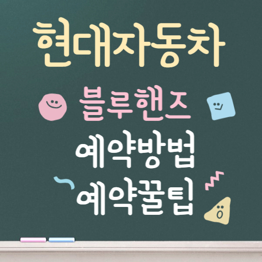 현대자동차 블루핸즈 예약