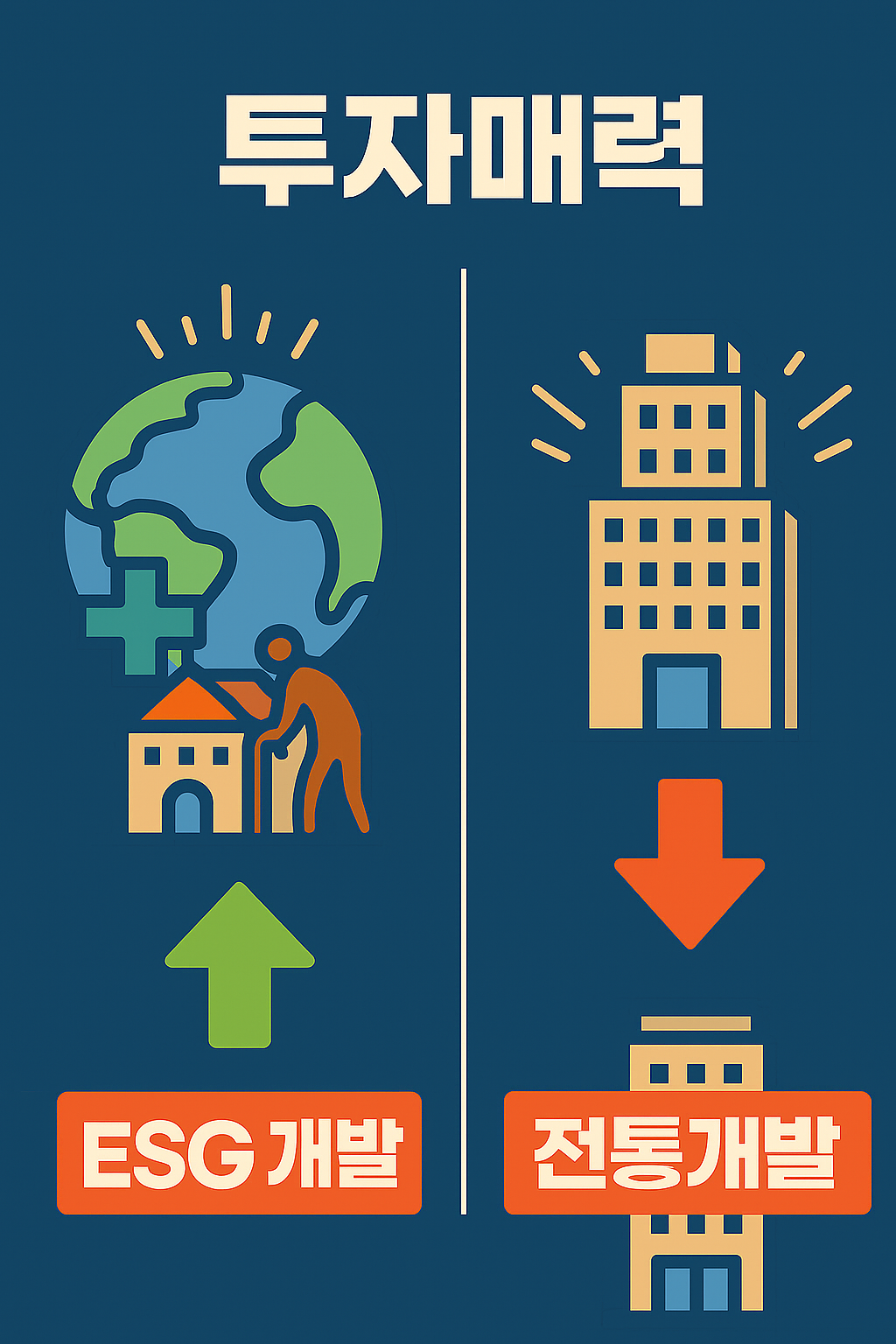 ESG 개발 vs 전통개발,투자매력