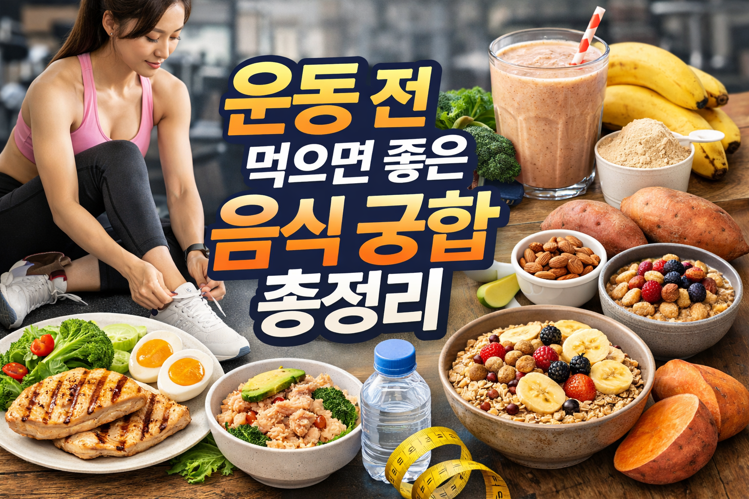 운동 전 음식 궁합