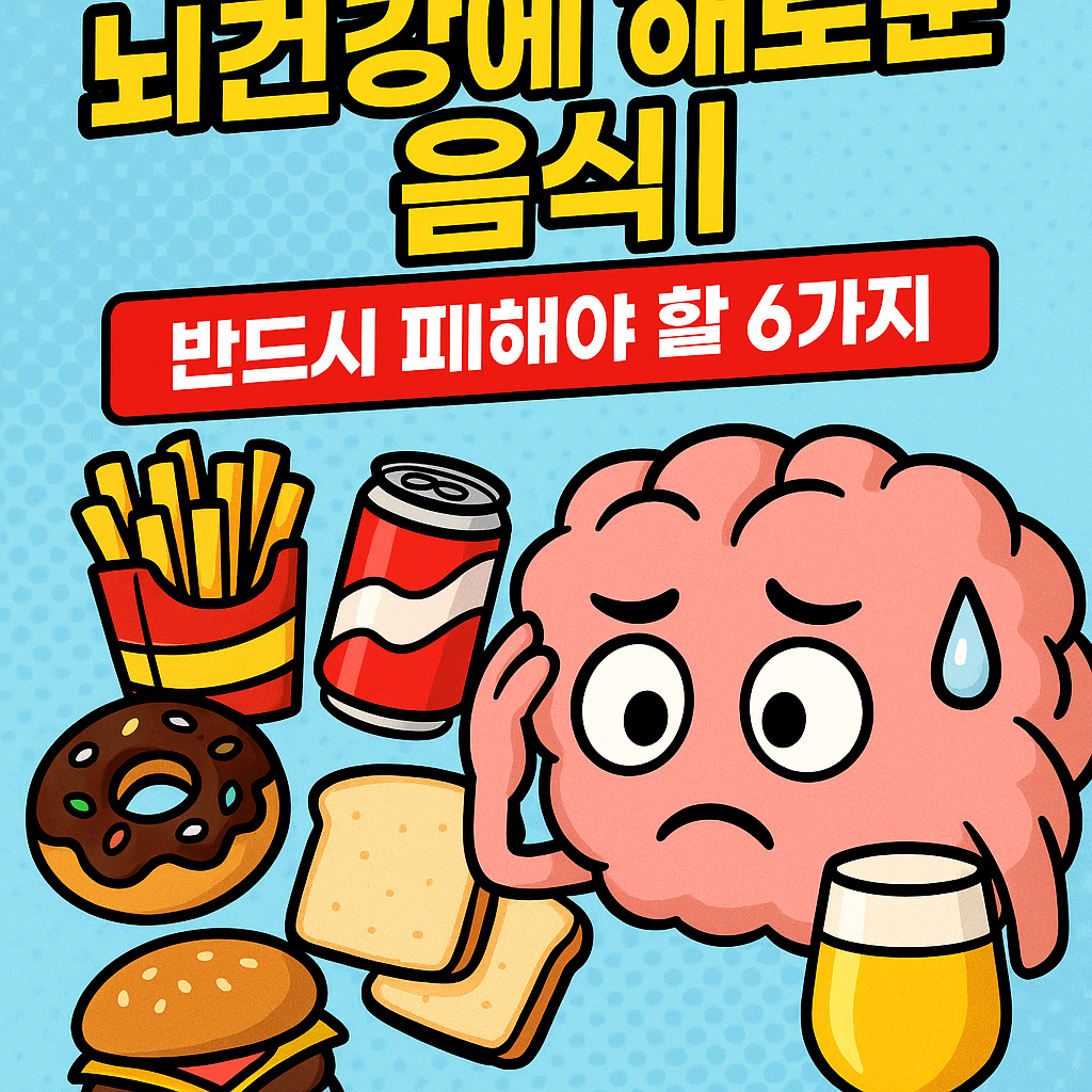 뇌건강에 해로운 음식, 반드시 피해야 할 6가지 관련사진