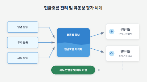 현금흐름표 - 세 가지 활동, 유동성 판단, 흑자 도산