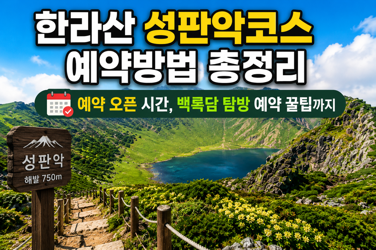 한라산 성판악코스 예약방법 총정리|예약 오픈 시간, 백록담 탐방 예약 꿀팁까지 관련 사진