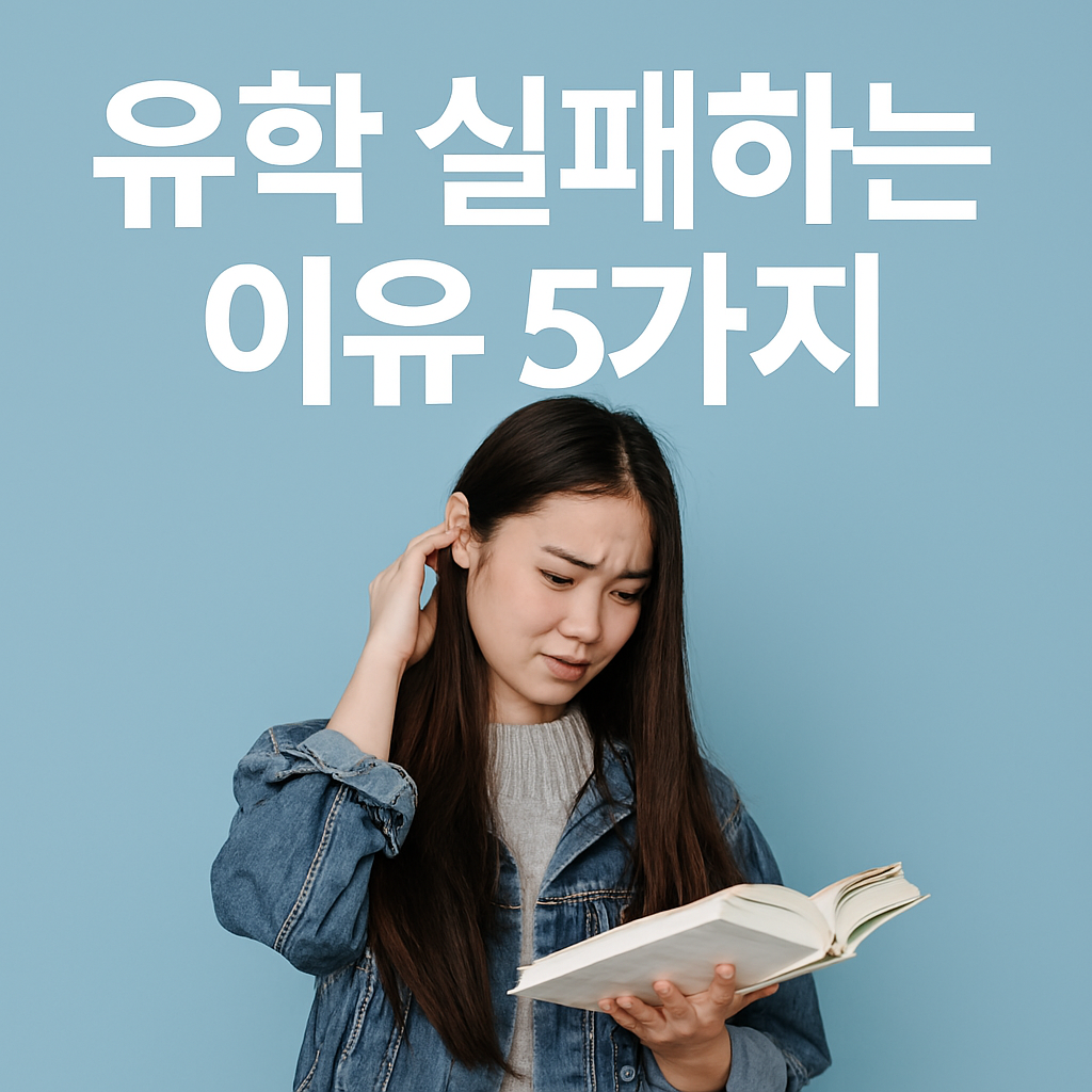 유학 실패하는 5가지 이유