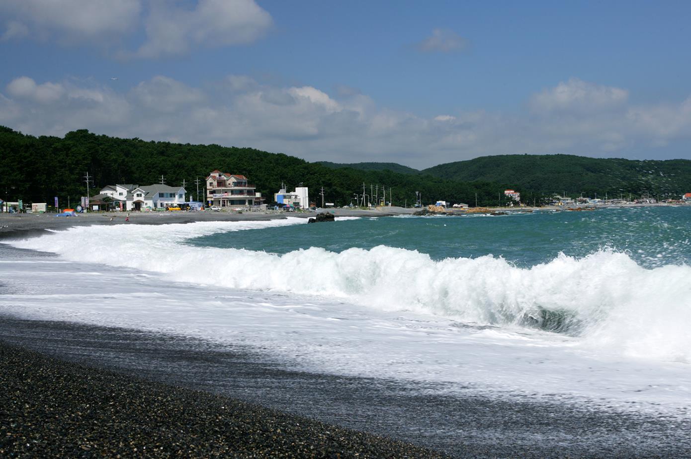 울산 주전 몽돌해수욕장