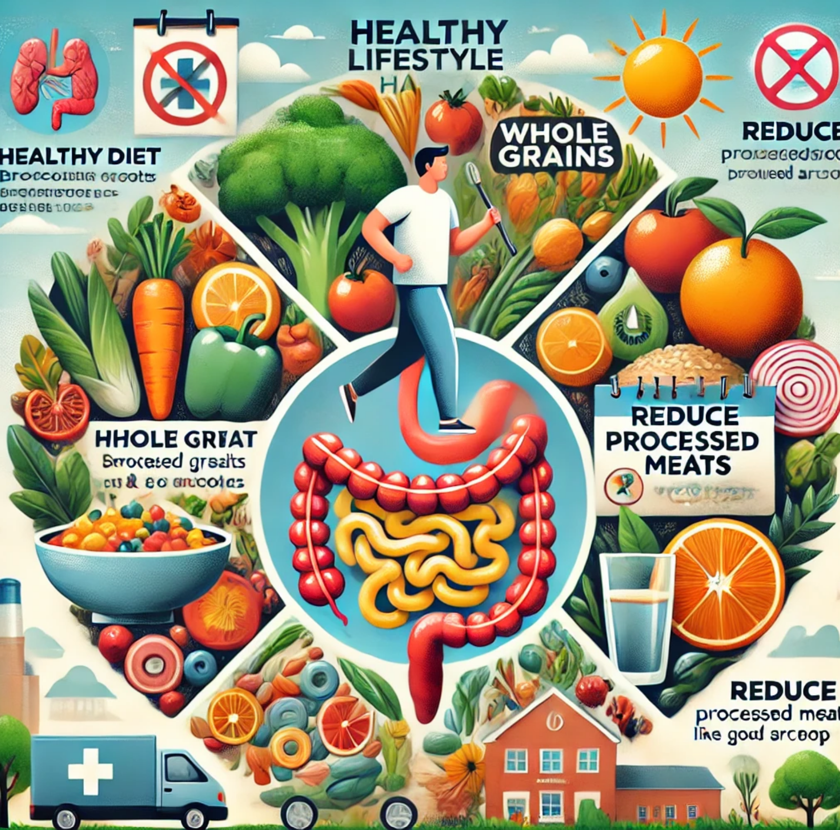 대장암 위암 예방 이미지