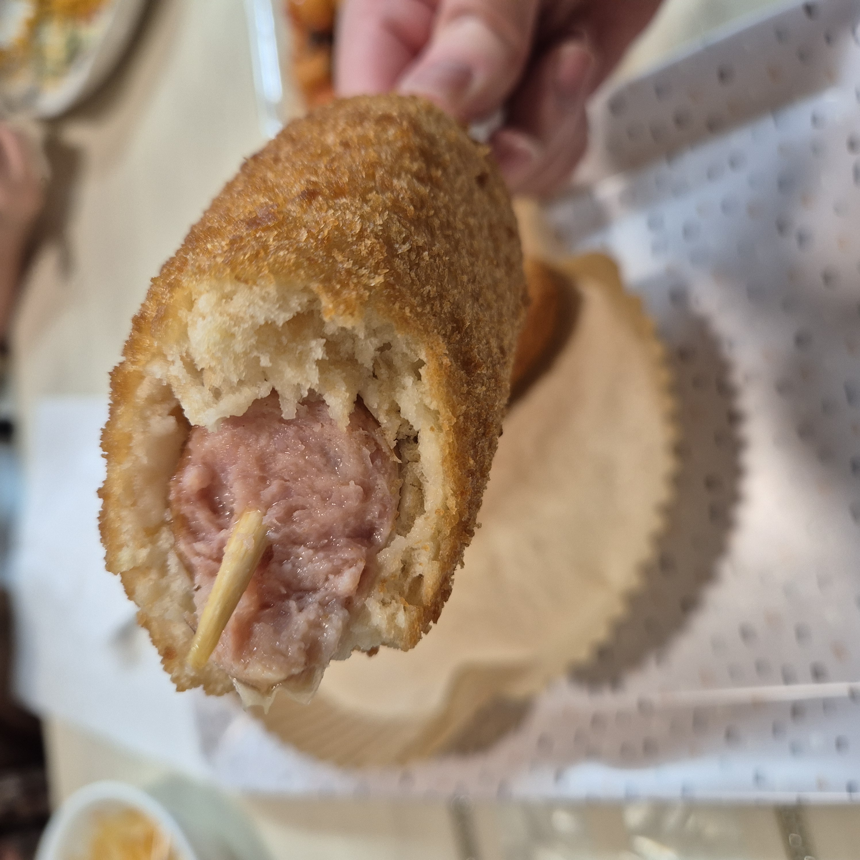 옥동자 핫도그의 투툼한 사이즈