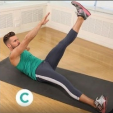 스타피쉬 크런치 정점 유지 자세