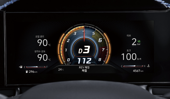 아반테N 인테리어