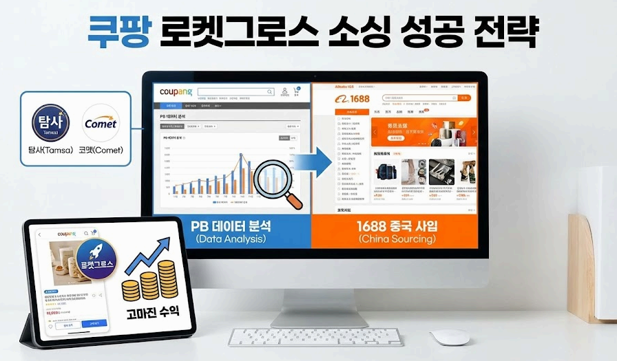 쿠팡 로켓그로스 소싱: 초보가 대기업을 이기는 'PB 파생 상품' 공략법 정리 내용