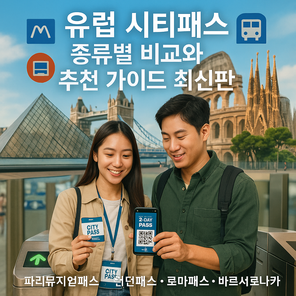 유럽 시티패스 종류별 비교와 추천 가이드 최신판