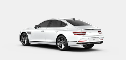 제네시스 G80 화이트 색상