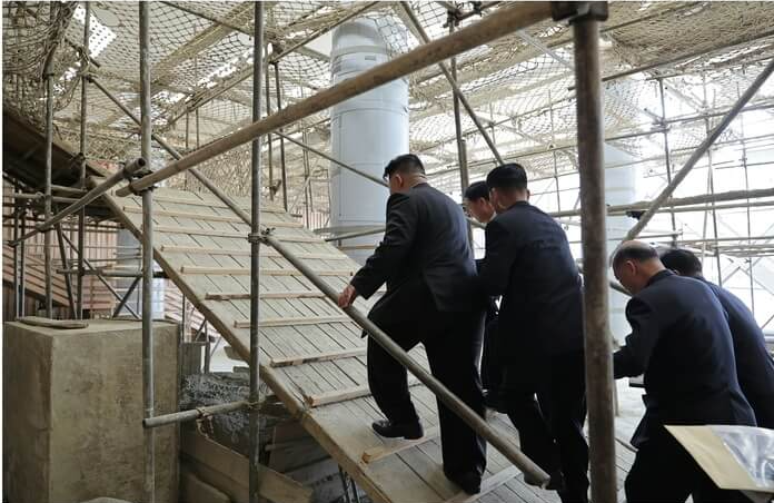 김정은, 화성지구 3단계 시찰… 수도 개발의 새로운 전환점 강조