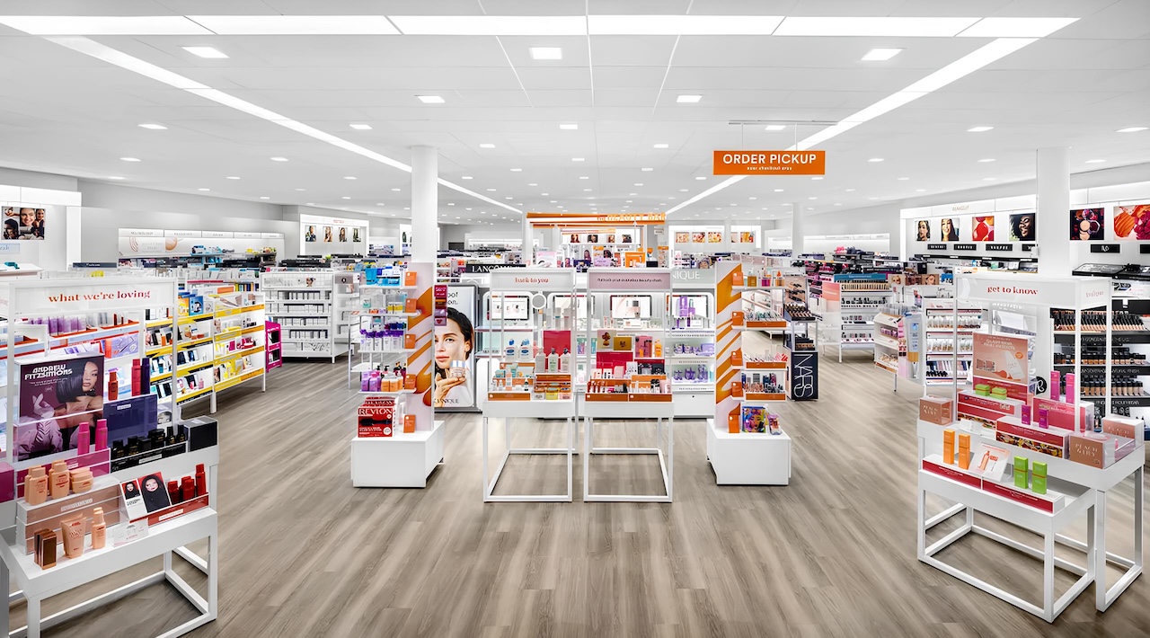 울타 뷰티 매장 내부