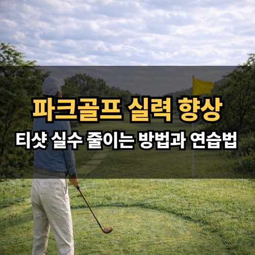 파크골프 실력 상승! 티샷 실수 줄이는 방법과 20분 연습법