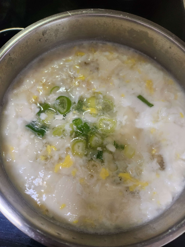 아기반찬 순두부계란국