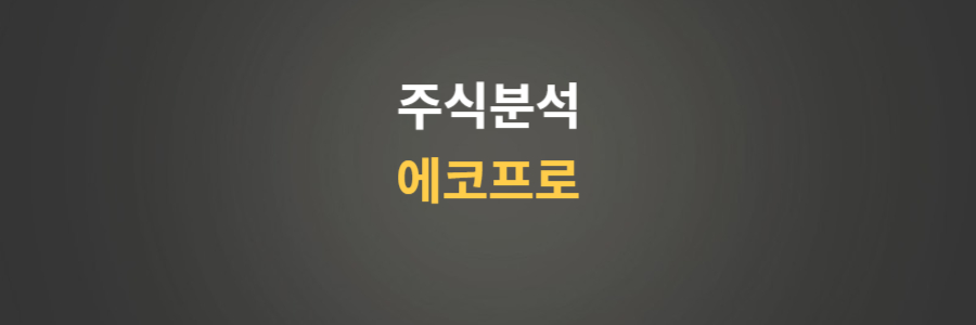 에코프로 분석