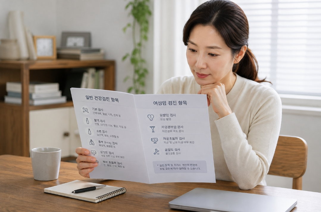 40대 여성 건강검진 항목