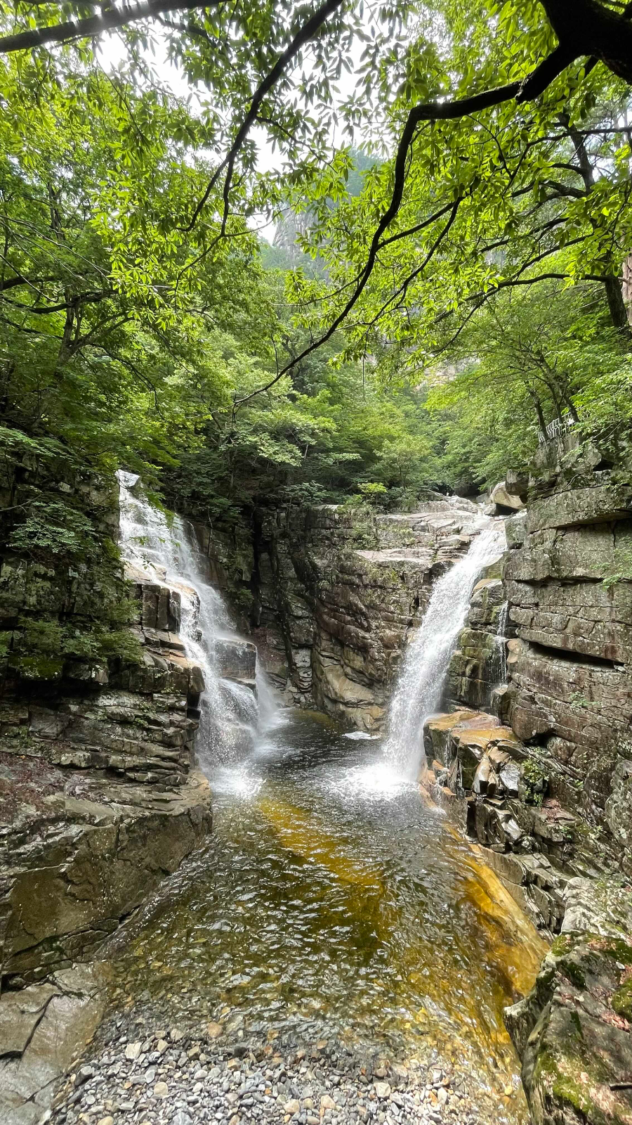 쌍폭포 가는 길 쌍폭포