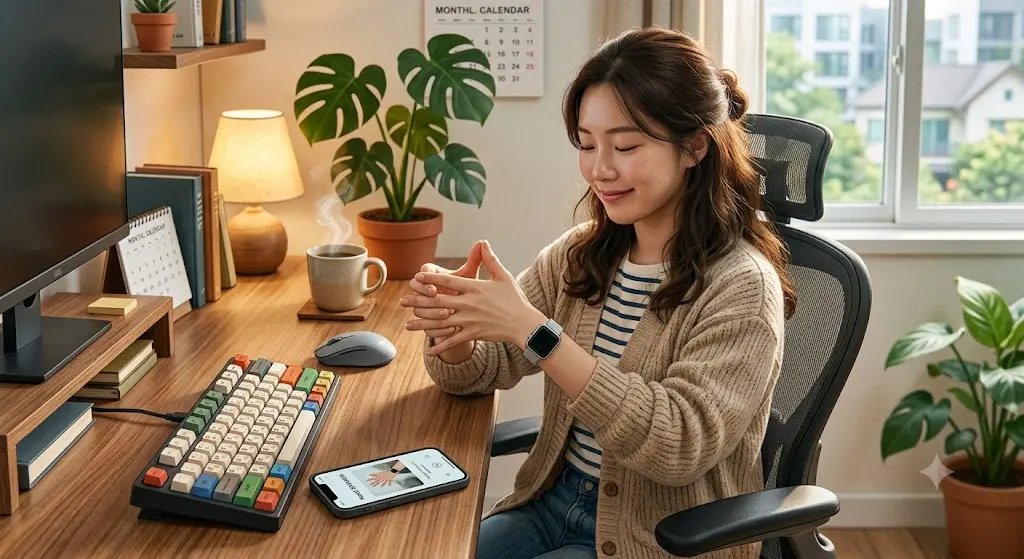 손가락 스트레칭 방법